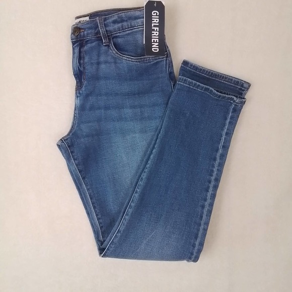 OshKosh Girlfriend Jeans Size 14 in Medium Wash Denim - Picture 3 of 12